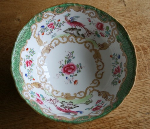 Minton 4863 green - minton, cockatrice