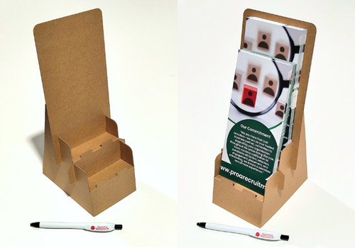 Eco brown tier cardboard - tier, dl