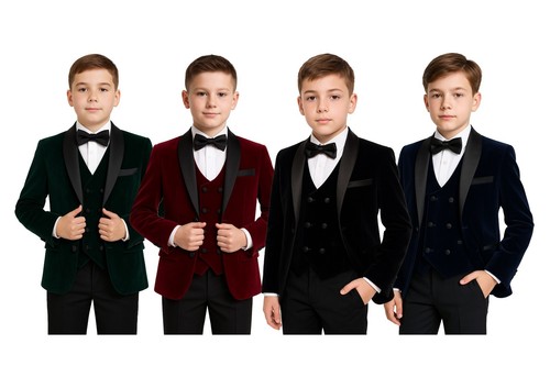 Luxury boys slim fit - slim, velvet