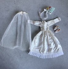 Vintage Sindy Doll 1st Issue Wedding Bride Outfit 1974