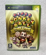 Original Xbox Super Monkey Ball Deluxe - Rare Game - With Manual - Tested