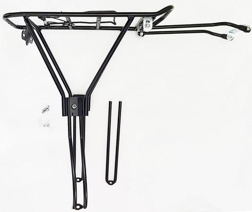 Alloy bicycle cycle pannier - alloy,