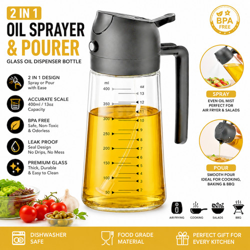 Glass oil sprayer - 2,