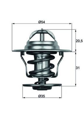Fits mahle 87d - fits, 15