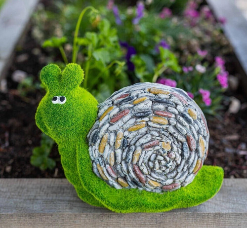 Garden snail ornament - garden,