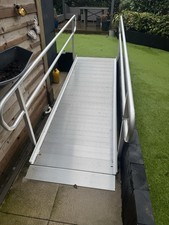 Wheel Chair Ramp With Hand