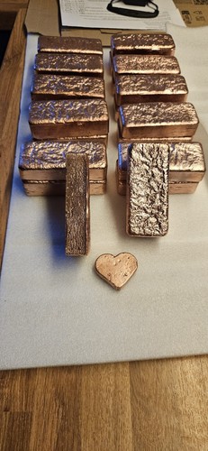 Copper bullion bar 999 pure - bullion,