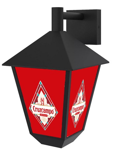 Cruzcampo large wall light - large,
