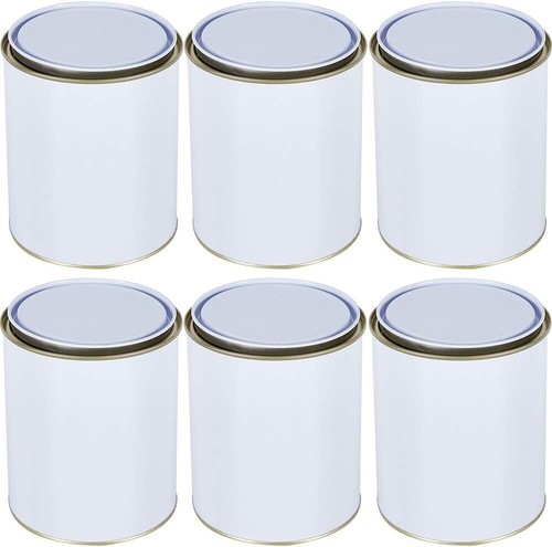 Empty litre metal - empty, paint