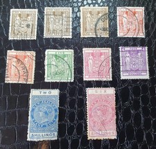NEW ZEALAND POSTAL FISCAL 1882-88 - 1931-1940 STAMP DUTY LOT - #1465