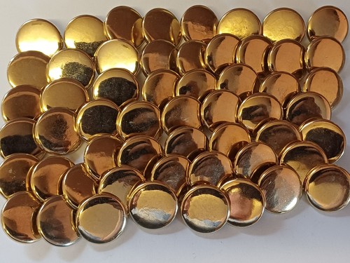 18mm gold effect - x,