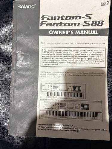 Roland fantom synthesizer - roland,