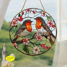 Robins in Love Suncatcher