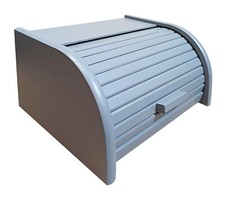 Grey Bread Bin Box Storage