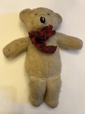 Alresford Crafts Plush Stuffed Animal Teddy Bear England Tan Brown 18" Vintage