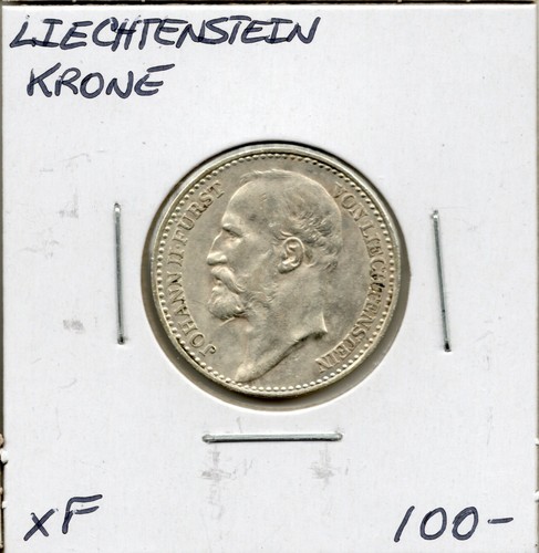 Liechtenstein krone 1900 xf - liechtenstein,