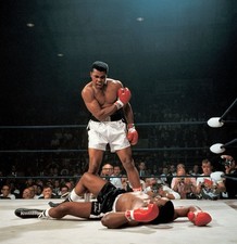MUHAMMAD ALI vs SONNY LISTON - "PHANTOM PUNCH 1965"   - 6x4" PHOTO
