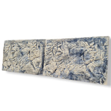 Aquarium Vivarium 3D Background Rock Beige PolyFoam Fish Tank Terrarium