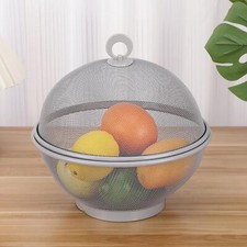 GREY MESH FRUIT BASKET & Ring