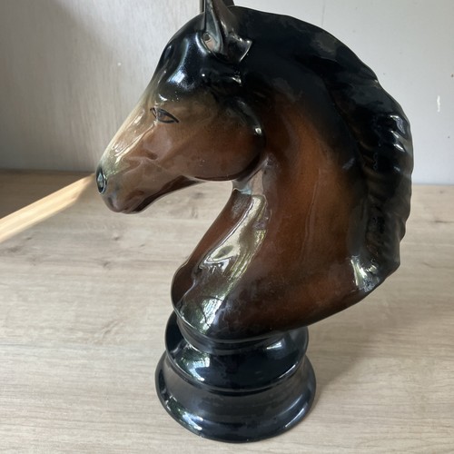 Vintage ceramic horse head - ceramic,