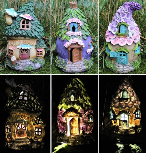 Fairy house solar garden - house,