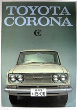 TOYOTA Corona Car Sales Brochure c1966 #8111 FT40 41-7