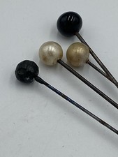 4 VINTAGE/ANTIQUE HAT PINS
