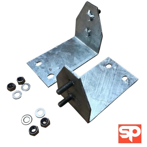 Galvanised pair seat belt reel - galvanised,