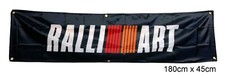 Ralliart Long Garage Wall Flag For Mitsubishi Lancer Colt Evolution Evo 456789