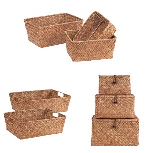 Seagrass storage basket for - storage,