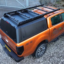 Aluminium Pickup Load Bed Canopy with Full Roof Rack for the Toyota Hilux 2016+