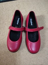 Cosyfeet  Red Leather Comfort