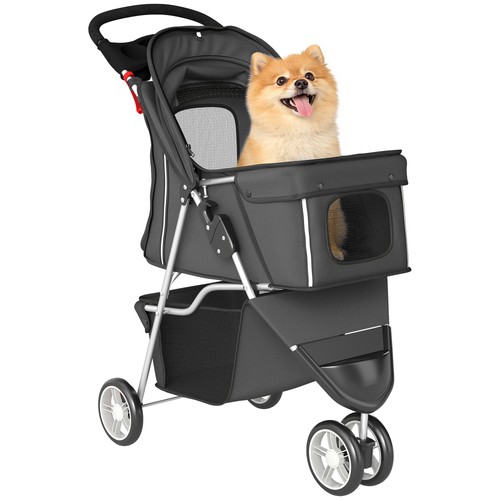 Pawhut pet stroller pushchair - pawhut,