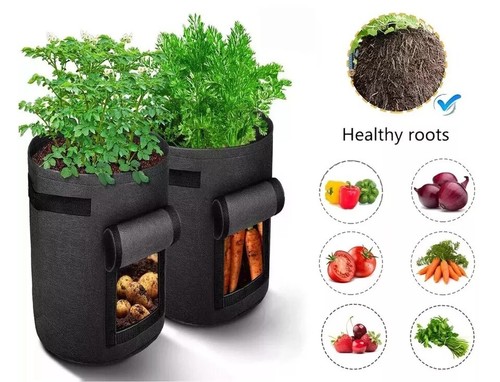 Breathable fabric grow bags - fabric,