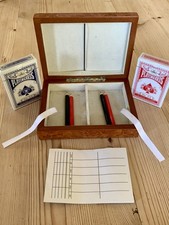 Bridge Card Set In walnut