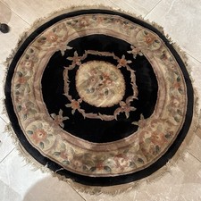 Chinese Superwashed Floral Rug