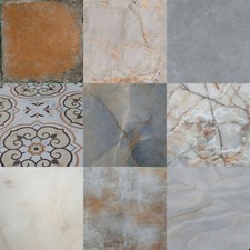 Marble Effect Rectified Polished Matt Porcelain 600x600cm Wall&Floor Tiles