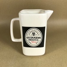 Vintage Staffordshire Guinness Original Water Jug Guinness Advertising