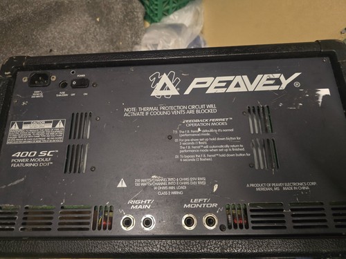 Peavey xr600c input mixer - peavey,