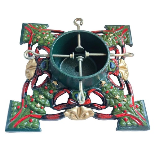 Cast iron christmas tree stand - iron,