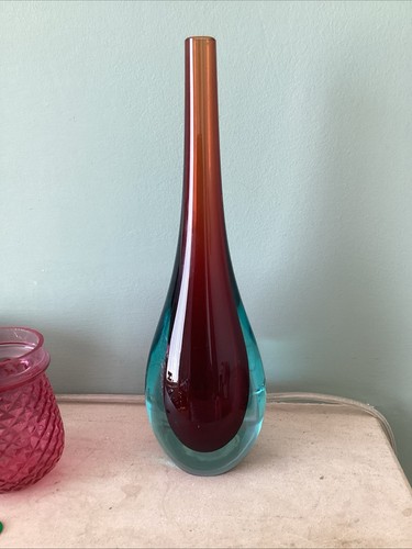 Murano glass vase possibly - glass,