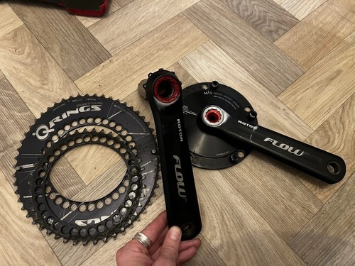 Rotor flow crankset aero - crankset,