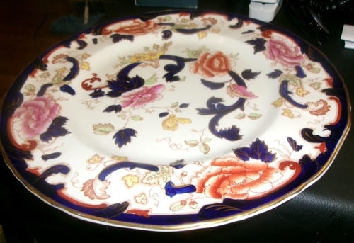 Hand painted mason ironstone - painted, mason's