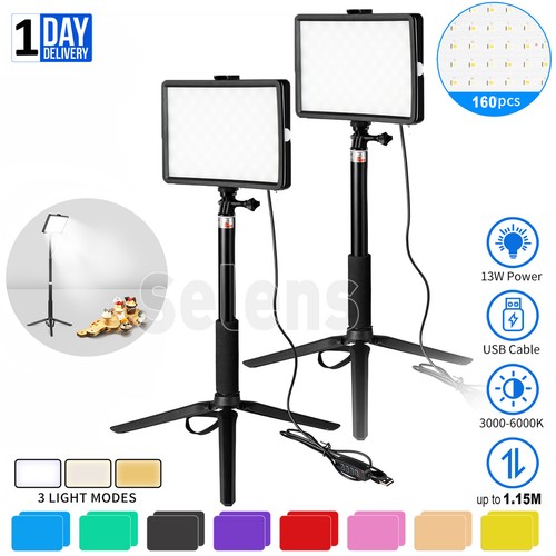 2pcs photography 160 led - 8",