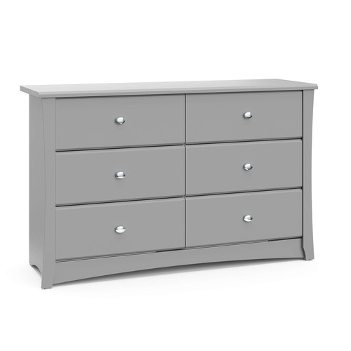 Crescent drawer gray - crescent, 6-drawer