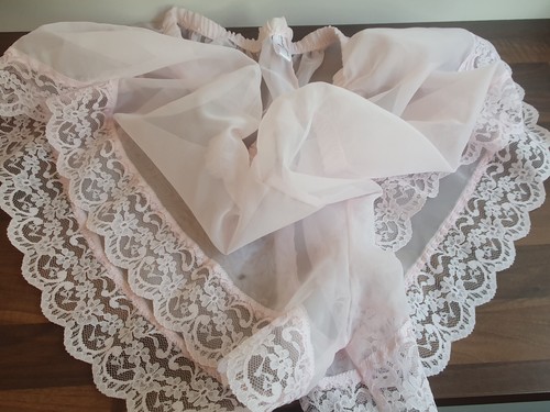 Vtg style sheer - vtg, nylon