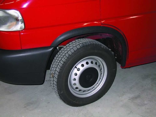 Wheel arch trims black - wheel, front