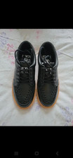 TUK black leather sneakers UK