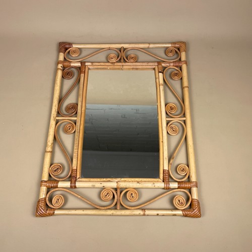 Vintage bamboo rattan wall - bamboo,