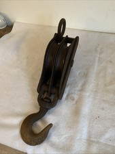Vintage Large Block And Tackle